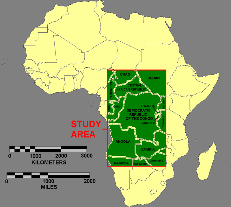 Tropical Wet And Dry Countries In Africa